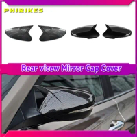 Carbon Fiber Rear View Mirror Case Cover Side Wing Mirror Shell for Hyundai Elantra 2012-2018