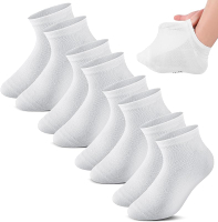 4 Pairs Extra Wide Diabetic Socks Low Cut Thin Bariatric Sock Non Binding Plus Size Anklets for Men