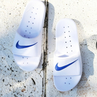 IMPACT Nike Kawa Shower Sliders 白 藍 拖鞋 防水 白勾 男女 832528-100