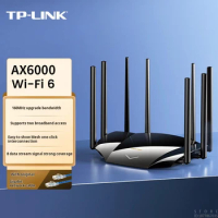 TP-LINK AX6000 Dual-band Full Gigabit Wireless Router 6000M Rate WiFi6 High-speed Network XDR6020 Easy Exhibition Version