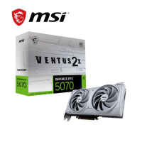 微星 RTX 5070 12G VENTUS 2X OC WHITE 顯示卡+微星B650M APE WIFI(mATX/白化/背插) 主機板