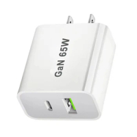 65W GAN Charger USB Type C Charger Mobile Phone Charger Fast Charging For iPhone 14 13 Xiaomi Samsung Quick Charge Adapter
