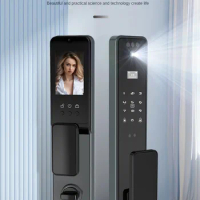 Doors TTLOCK ASPP Fingerprint Smart Door Lock Electronic Fingerprint Digital Lock Alexa Google Home