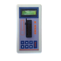 Press-wire DC Power Connector IC Chip Auto Identify IC Chip Tester Integrated Circuit LCD Digital Display Multifunctional