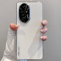 適用榮耀200pro手機殼新款華為榮耀200素皮磨砂套新品honor 100超薄防摔全包散熱榮耀90