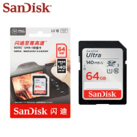 Original SanDisk SD Card 32gb 64gb 128gb 256gb Up to 150Mb/s High Speed Memory Card Ultra SDXC Card for Camera