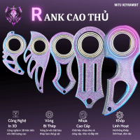 Keyrambit Rank Cao Thủ (Tím Vô Cực) - Móc khóa keyrambit - Phụ kiện trang trí - Đọc kỹ mô tả sản phẩ