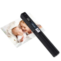 iScan Portable Mini Document Scanner Wireless USB A4 Paper Book Color Photo Image Scan LCD Display Handheld JPG and PDF #R40