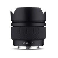SAMYANG AF 12mm F2.0 Auto Focus Wide angle Half-frame lens for Sony E Mount Mirrorless camera