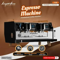 Mesin Kopi Espresso Machine Ferratti Ferro FCM3207 La Massimo Merah