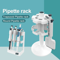 Thuận tiện Vị trí 3/6/9 Giá Pipet phòng thí nghiệm Phổ thông Chống trượt Bệ đỡ Pipet hình thang Xoay