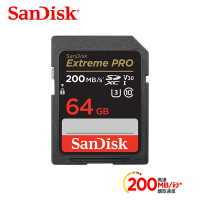 SanDisk Extreme Pro SDXC UHS-I(V30) 64GB 記憶卡(公司貨) 200MB/s