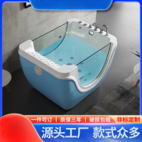 Pet beauty care small jacuzzi pet bath tub baby swimming pool baby tub