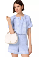 Kate Spade Kate Spade Kayla Pebbled Leather Saddle Bag