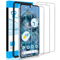 Tempered Glass for Google Pixel 8 Pro HD Clear Screen Protectors Anti-scratch Protective for Google Pixel 8 Pixel8Pro Glass Film