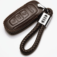 專用于奧迪2020款A6L真皮鑰匙套A8L汽車遙控鑰匙鎖匙包19款A7奧迪