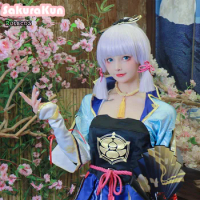 Kamisato Ayaka Cosplay Costume Dress Cos Game Genshin Impact Role Inazuma Princess Kamisato Ayaka Full Set Costume