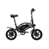 CAMORO DYU D3F 14 Inch Electric Mini Bike Lightweight Aluminum Folding Electric Bike with Pedals Motorcycle Escooter