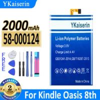 2000mAh YKaiserin Battery 58-000124 For Amazon Kindle Oasis 8th Gen EReader Bateria