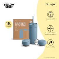[COD] [tiktok]Fellow - Carter Move Mug 16 ออนซ์ พร้อม ฝา 3-in-1 Sip System แก้วเก็บความเย็น แก้วน้ำเ
