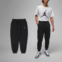 【NIKE 耐吉】長褲 Jordan Essentials 男款 黑 白 毛圈布 抽繩 喬丹 棉褲 褲子(FQ7762-010)