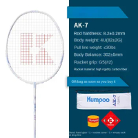 kumpoo Badminton racket AK7 full carbon men women female offensive with Gift