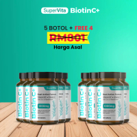 【COD BUY 5 FREE 4】Biotin C+ by SuperVita (30 tablets) - Hair Fall / Hair Loss / Hair Repair Treatmen