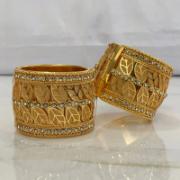 gelang pengantin#gelang india motif daun