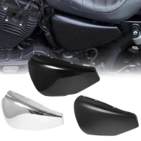 Motorcycle Left Right Fairing Battery Cover Guard For Harley Sportster XL1200 883 X48 2004-2013 Iron Material Accessories