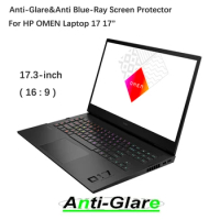 2X Ultra Clear/Anti-Glare/Anti Blue-Ray Screen Protector Guard Cover for HP OMEN Laptop 17 17t-ck200 17t-cm200 17.3" 16:9