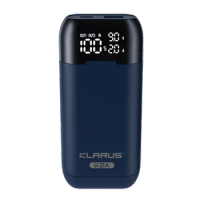 Klarus Battery Charger 18650 Power Bank Fast Charge Type C QC3.0+PD3.0 Quick Charging 18700 20700 21700 Batteries K2A Powerbank