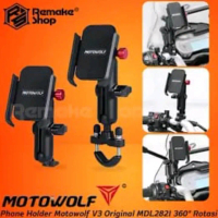 HOLDER HP HOLDER HP MOTOWOLF V3 ORIGINAL PHONE HOLDER HP UNIVERSAL HONDA YAMAHA