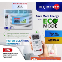 Fujidenzo 0.6HP inverter grade window type aircon