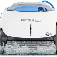Dolphin Proteus DX5i Wi-Fi Robotic Pool Vacuum Cleaner Pools up to 50 FT - Waterline Scrubber Brush