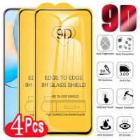 4Pcs 9D Full Cover Tempered Glass For Huawei Nova 8 7 6 SE 3 4 5 5i 7i For Huawei Y6S Y7 2019 Screen Protector Protective Film
