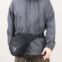 Running Leg Bag Chest Bag With V Pattern Multipurpose Waterproof Sling Pack For Men Daily Use