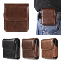 Phone Pouch Cover For Tecno Phantom V Flip 5G Magnet Flip Leather Phone Case For Phantom V Flip AD11 Belt Clip Waist Holster Bag