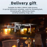 Mini 2 Airdrop Drone Payload Transport Release Device Christmas Props Drone Accessory Compatible with DJI Mavic Mini 1/Mini 2