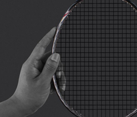 羽毛球拍羽毛球拍單雙拍6u小黑拍全碳素超輕耐打球拍女初學碳纖維控球型
