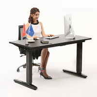 電動升降桌手搖站立式工作臺可調節電競桌家用智能辦公臺式電腦桌