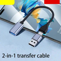 USB 3.0 OTG Adapter Cable 2 In 1 Type-C Mi-cro USB To USB 3.0 Interface Charging Cable Line For Cellphone Adapter &amp; Converter