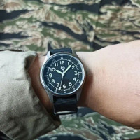Men's Wrist Watch 113A Kaji Military Watch 100M Waterproof Super Luminous Retro 40MM Vh31 Electronic Watch