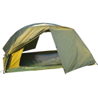Portable Canvas Tents Outdoor Waterproof Camping Tent 2 Persons Tent