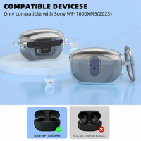 Switch Earphone Case keychain Transparent Wireless Earbuds Protector For 2023 Sony WF-1000XM5
