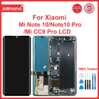Screen for Xiaomi Mi CC9 Pro Lcd Display Touch Screen Digitizer Assembly with Frame for Xiaomi Mi Note 10 Pro / Note 10