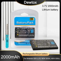 2000mAh Replacement Battery for Nintend 3DS LL/XL 3DSLL 3DSXL NEW 3DSLL NEW 3DSXL New3dsll New3ds Xl Rechargeable Li-ion Battery