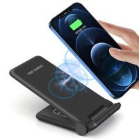 Wireless Charger Stand 20W 2 in 1 Phone Charging Station Dock For iPhone 15 14 13 12 Pro Max AirPods Fast Chargers