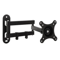 E56B Wall Mount Swivel 360 Rotation Full Motion Adjustable Articulating for Echo Show 15 LED LCD Monitor Wall Mount Bracket