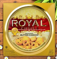 Royal Choice 480gr Butter Cookies Biskuit Kukis Mentega Cookie Dengan Rasa Renyah Kue Kaleng RoyalCh