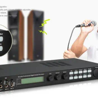Professional X5 preamplifier DSP digital reverberation microphone anti whistling household KTV Cara OK audio processor
